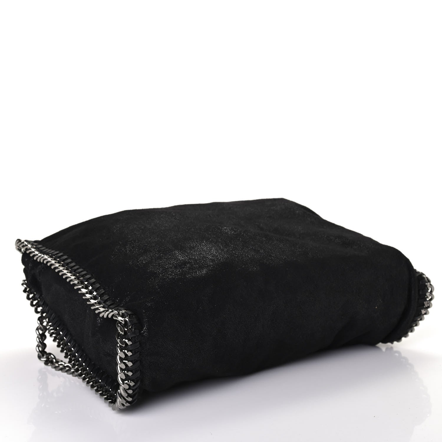 Stella McCartney Shaggy Deer Falabella Fold Over Tote Black 3 of 4