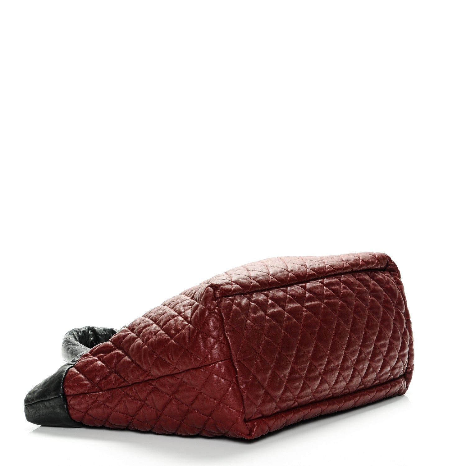 Chanel Lambskin Quilted Extra Large Coco Cocoon Reversible Tote Black 6 of 9