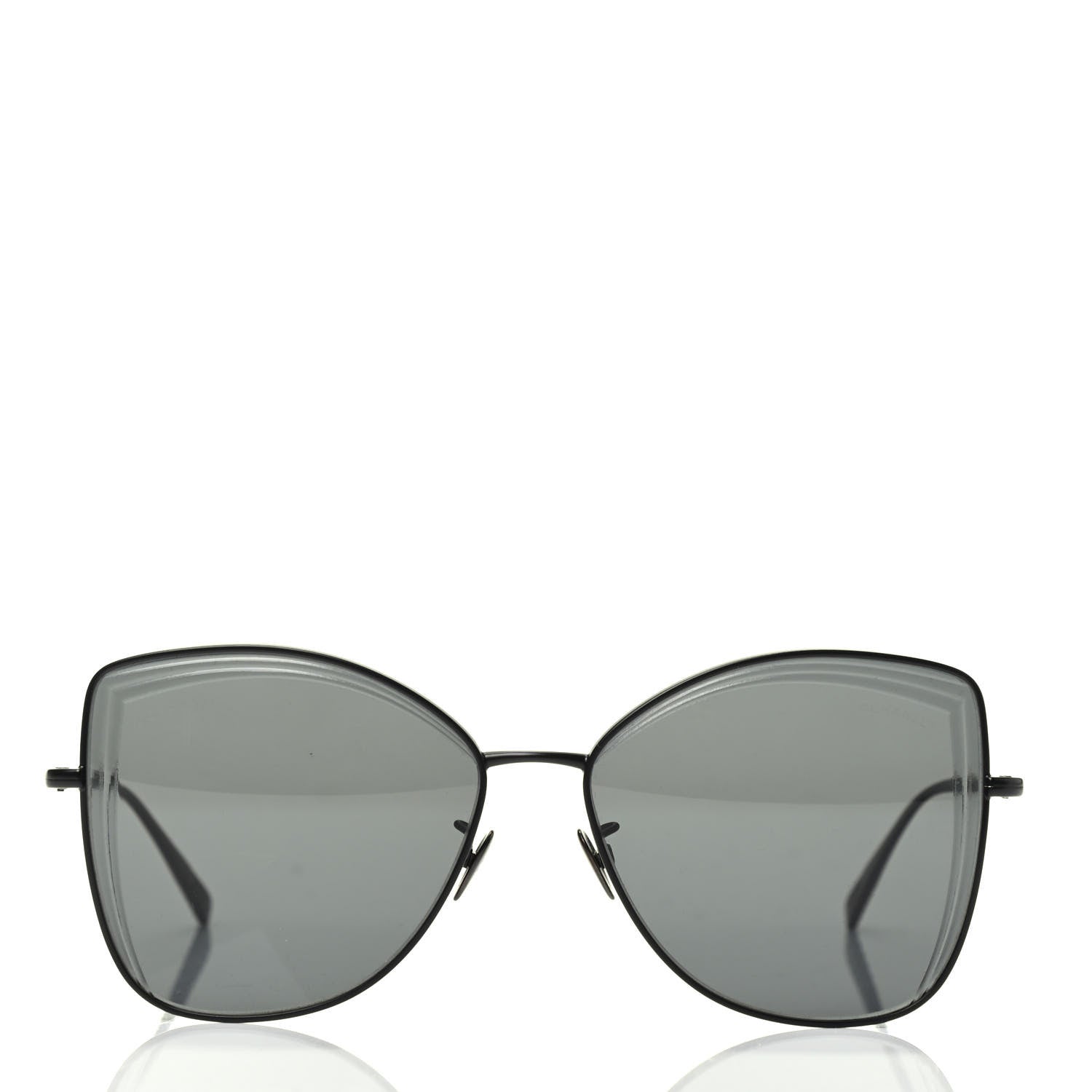 Chanel Metal Butterfly Sunglasses 4253 Black 2 of 6