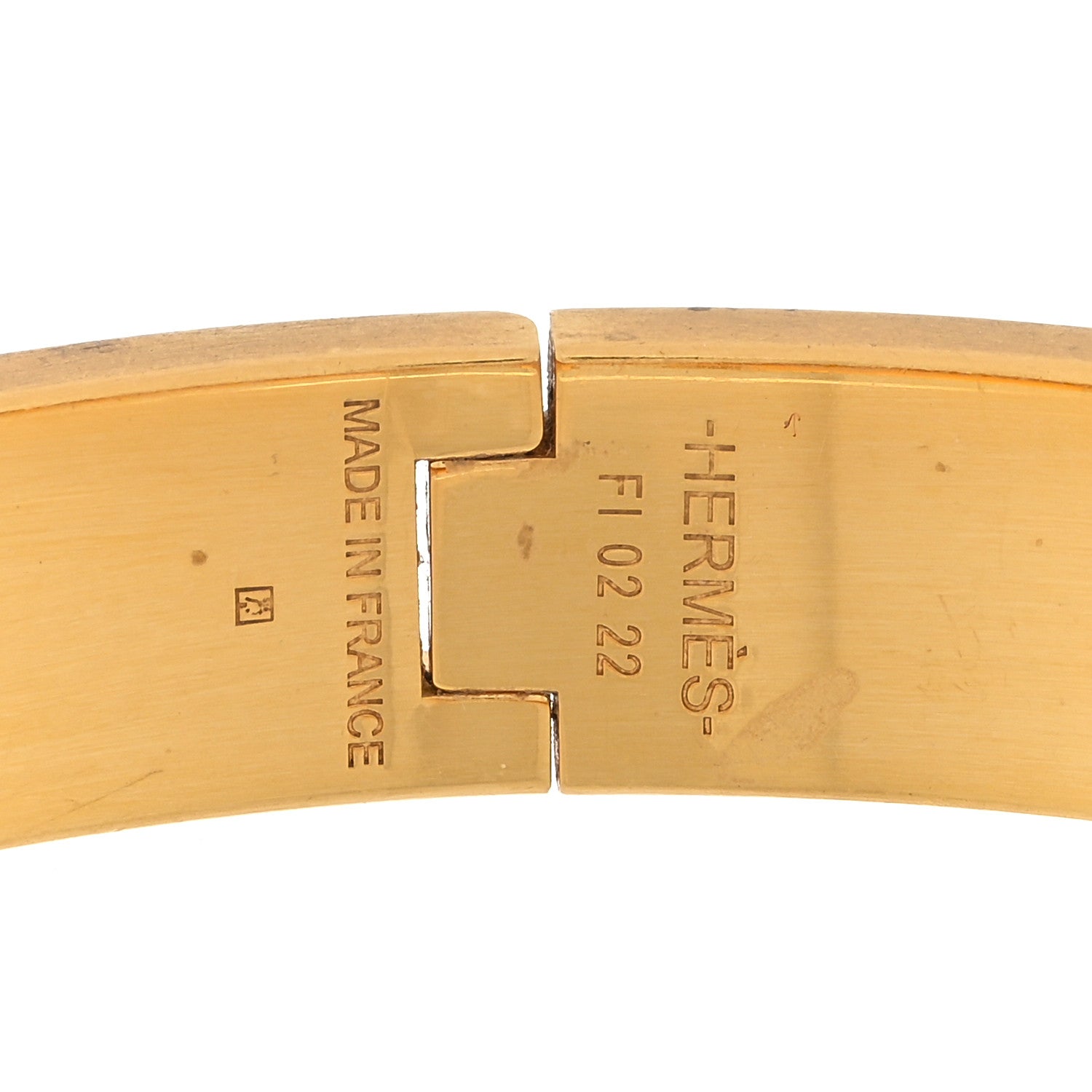 Hermes Enamel Narrow Clic Clac H Bracelet PM White 3 of 3