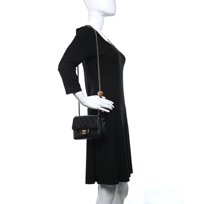 Chanel Lambskin Quilted Mini Pearl Crush Flap Black 2 of 10