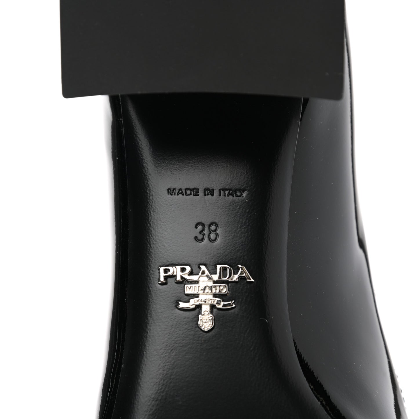 Patent Logo Mary Jane 45mm Pumps 38 Black