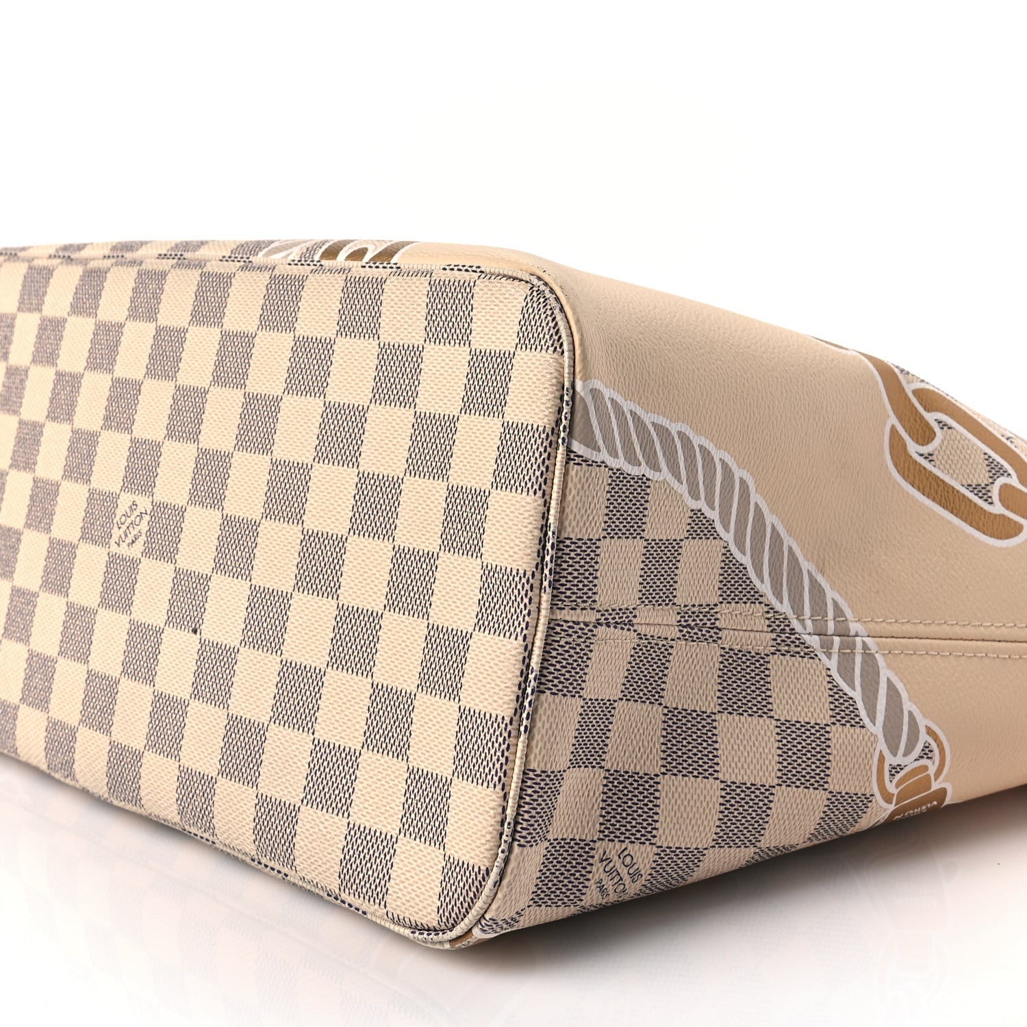 Louis Vuitton Damier Azur Nautical Neverfull MM 9 of 9