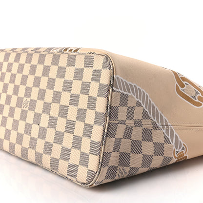 Louis Vuitton Damier Azur Nautical Neverfull MM 9 of 9