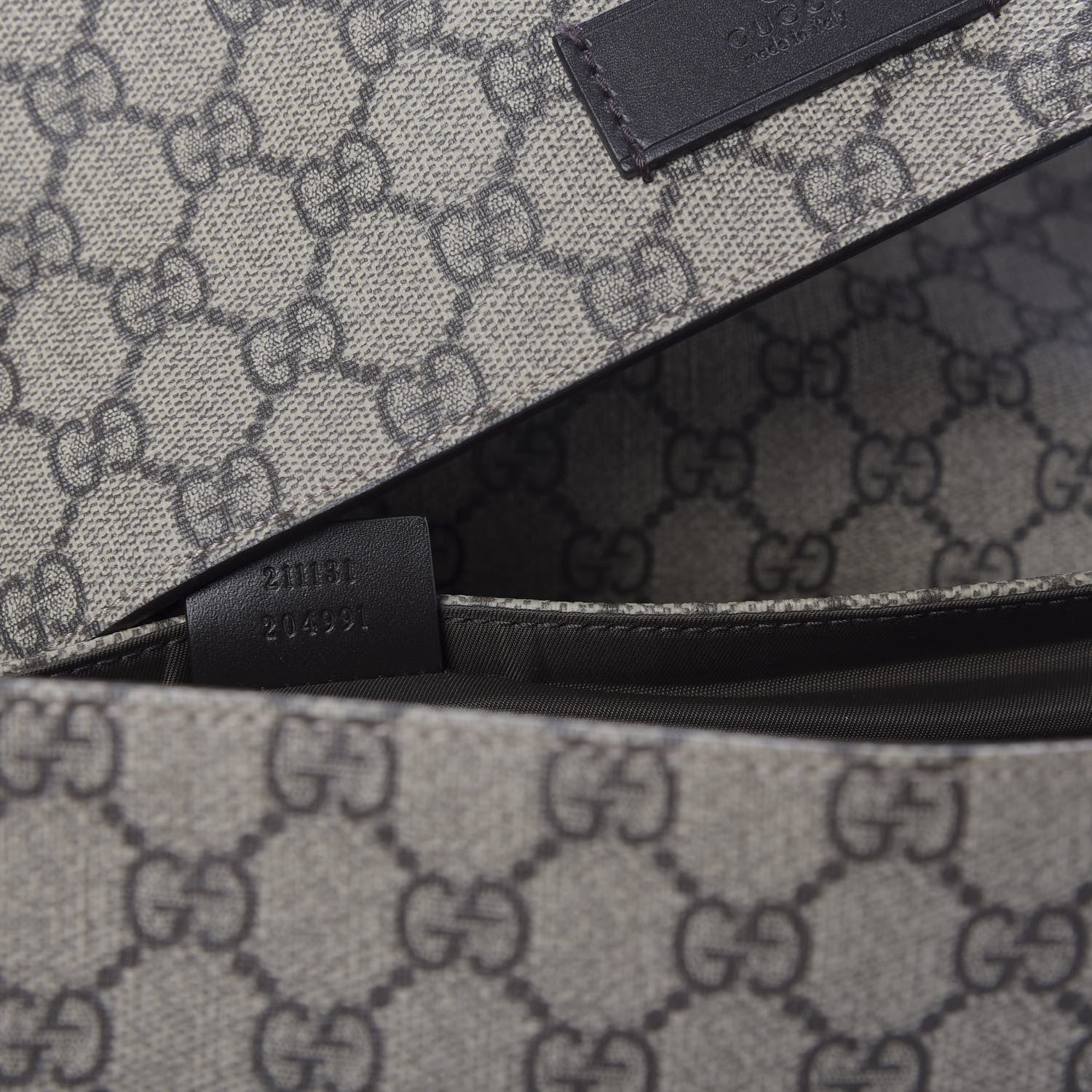 Gucci GG Plus Monogram Messenger Diaper Bag Dark Brown 9 of 12