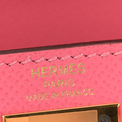 Hermes Epsom Kelly Sellier 28 Rose Azalee 6 of 13