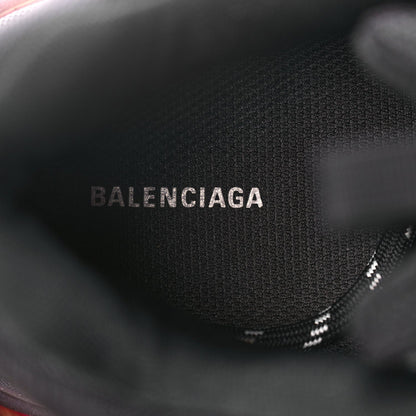 Balenciaga Fabric Mesh Clear Sole Mens Triple S Sneakers  Black Pink Neon 9 of 10