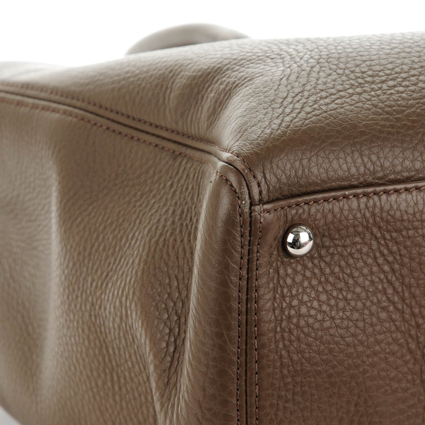 Deerskin Cerf Executive Shopper Tote Brown