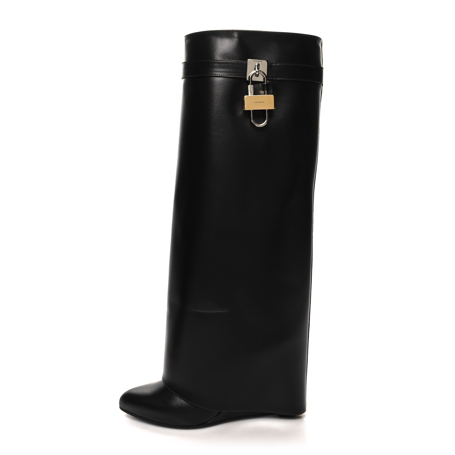 Givenchy Calfskin Shark Lock Pant Boots 40 Black 1 of 9