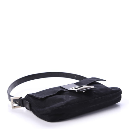 Fendi Satin Baguette Black 4 of 15