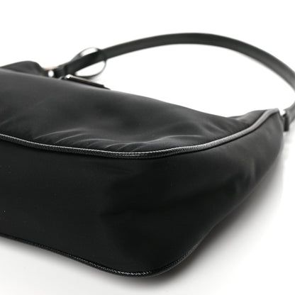 Prada Tessuto Nylon Saffiano Mini Re-Edition 2005 Bag Black 10 of 11