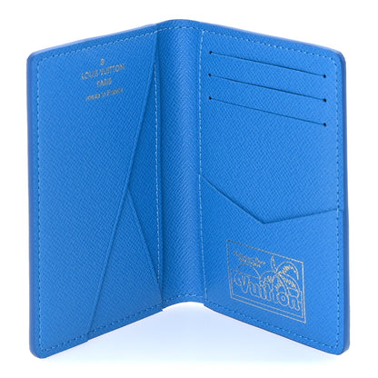 Louis Vuitton Monogram Surfin' Pocket Organizer NM Blue 4 of 5