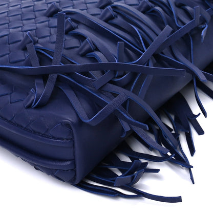 Bottega Veneta Fringe Nodini Crossbody Bag Baltic Blue 8 of 8