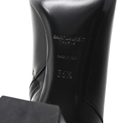 Saint Laurent Nappa Vendome Loulou Ankle Zip Boot 36.5 Black 7 of 7