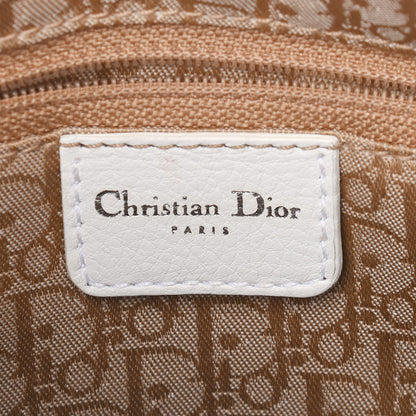 Christian Dior Grained Calfskin Medium Lady Dior White 6 of 11