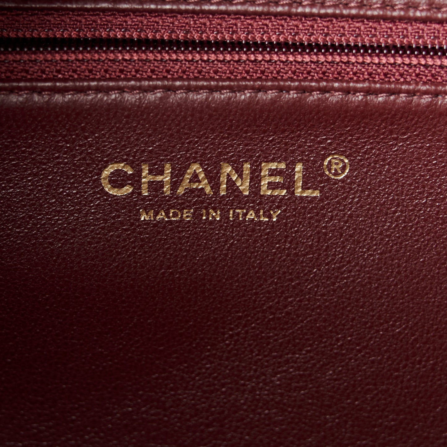 Lambskin Quilted Medium Trendy CC Bowling Bag Black