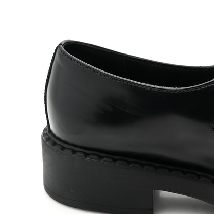 Prada Vernice Triangle 50mm Loafers 40 Black 13 of 13