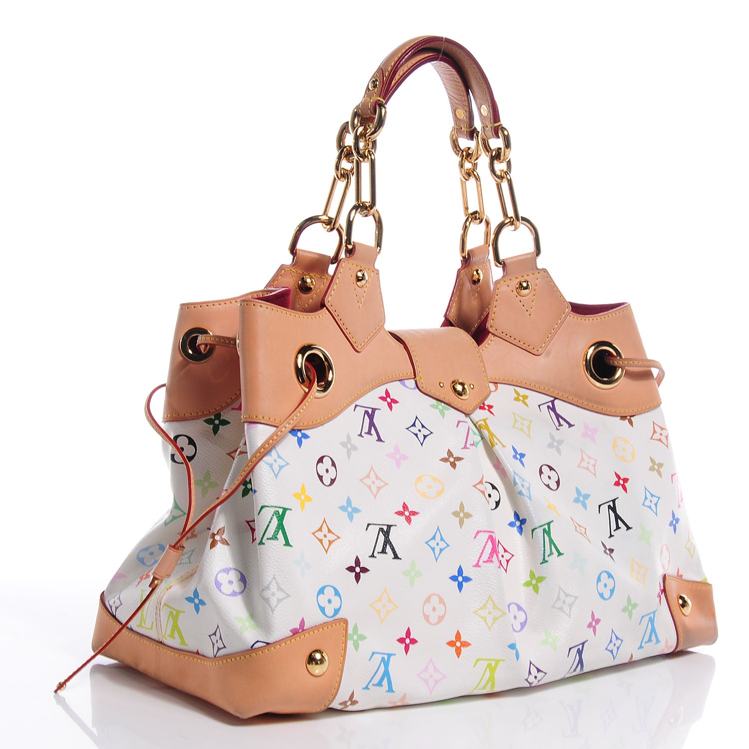 Louis Vuitton Monogram Multicolor Ursula White 3 of 6