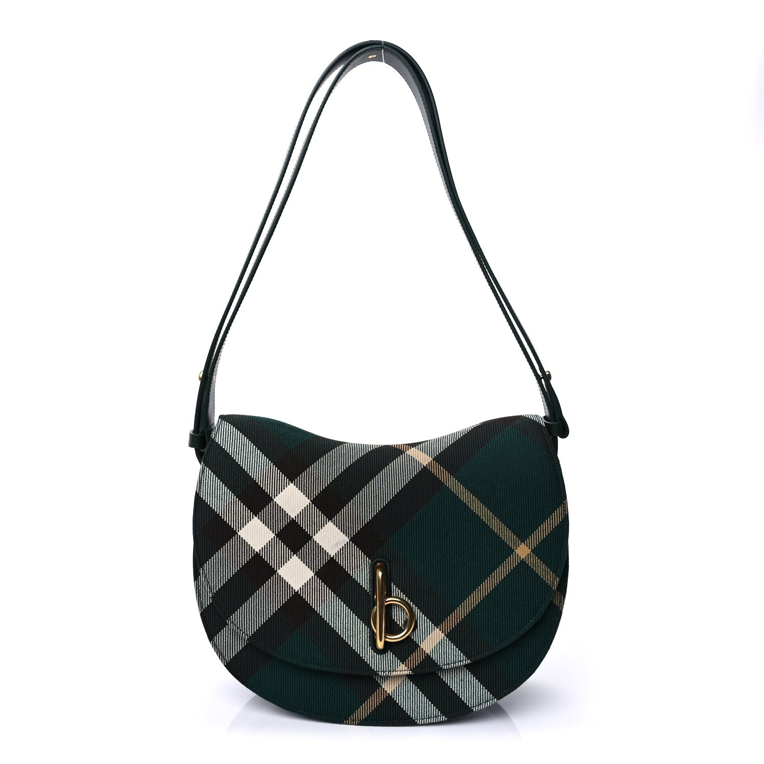 Burberry Jacquard Check Medium Rocking Horse Crossbody Ivy Ivy 1 of 8