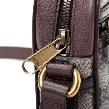 Gucci GG Supreme Monogram Web Mini Ophidia Messenger Brown 10 of 13