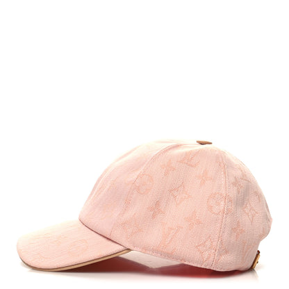 Louis Vuitton Cotton Monogram Jacquard Be My Cap Pink 6 of 8