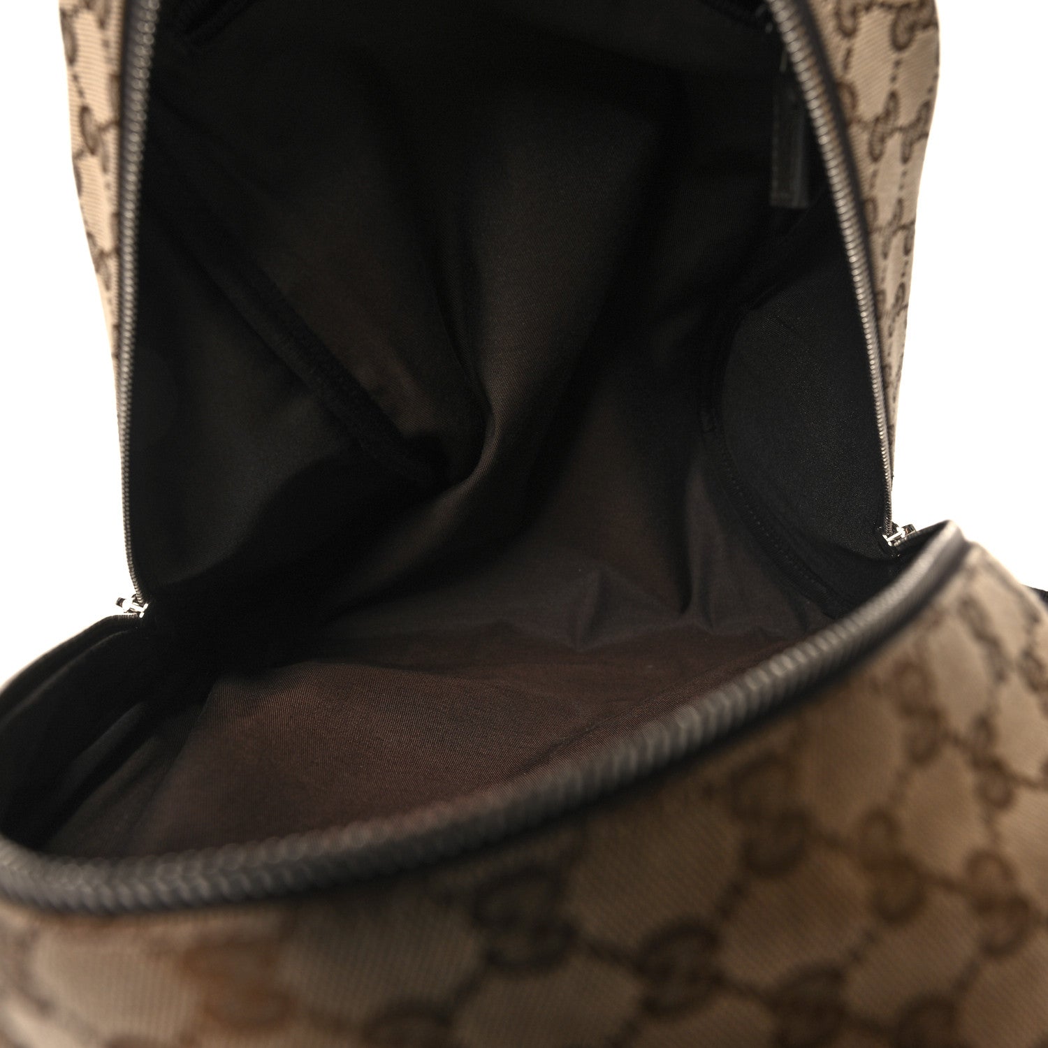 Gucci Monogram Travel Backpack Dark Brown 5 of 10