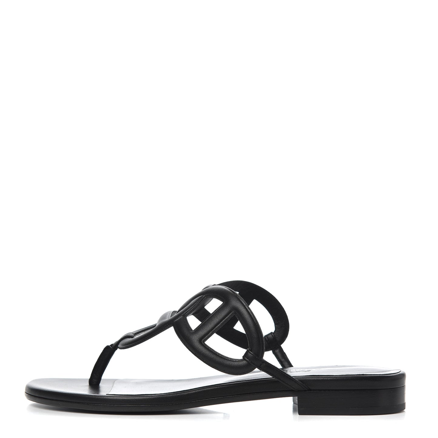 Nappa Womens Beach Sandals 37 Black