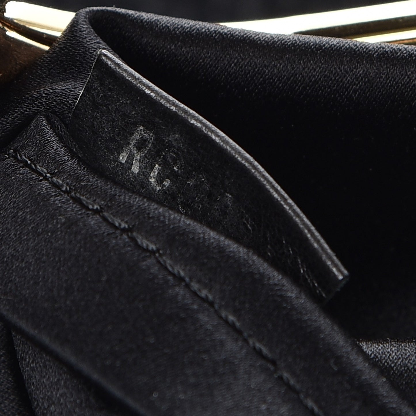 Suede Monogram Motard Afterdark Clutch Black