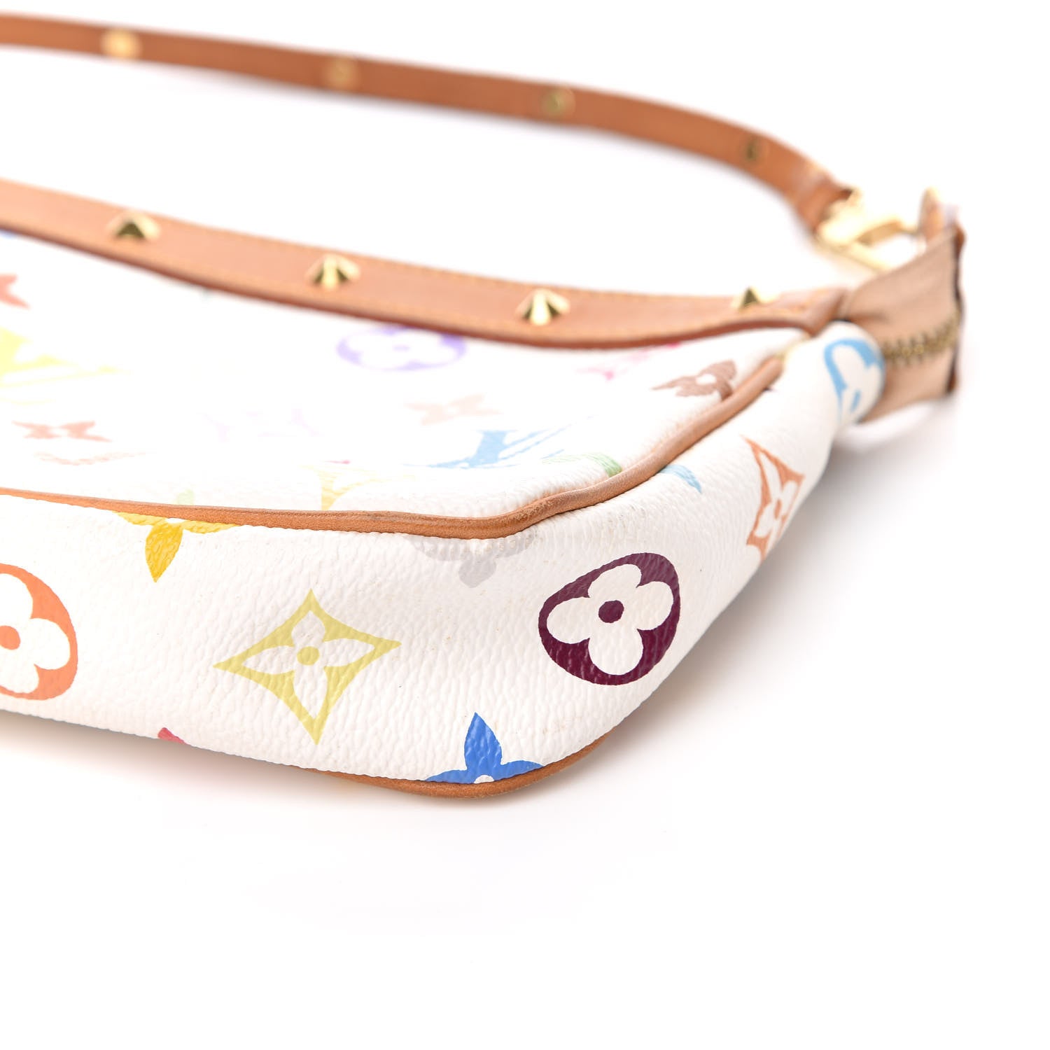 Louis Vuitton Monogram Multicolor Pochette Accessories White 11 of 12
