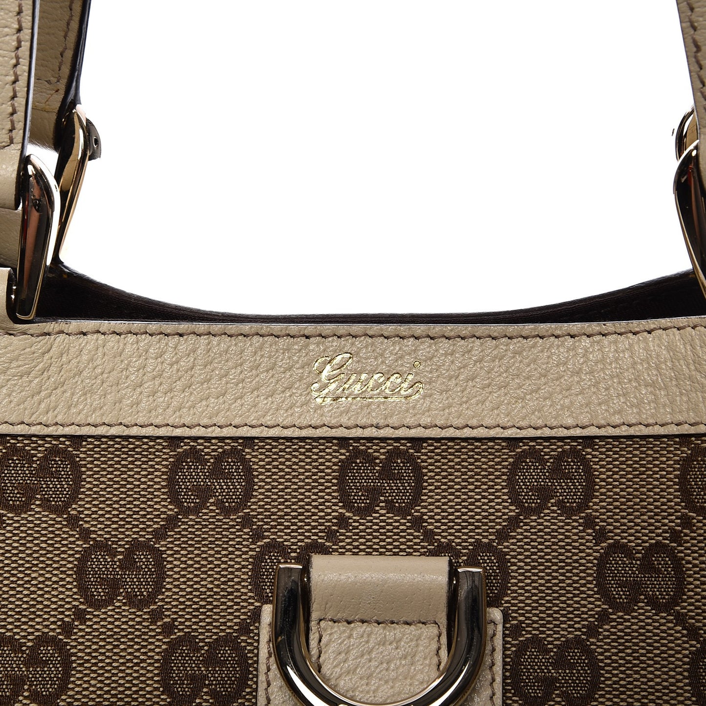 Monogram Large Abbey Tote Off White