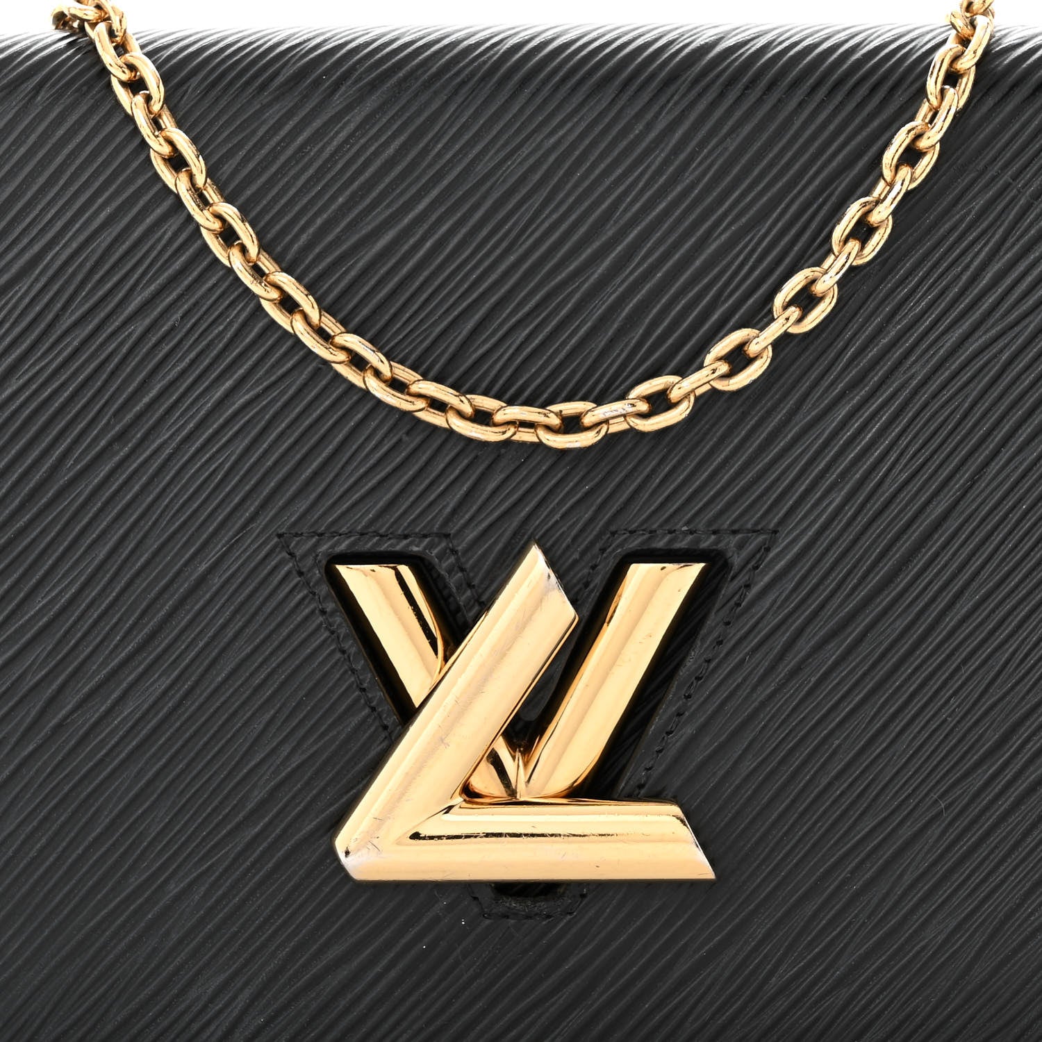Louis Vuitton Epi Twist Belt Chain Wallet Black 7 of 11