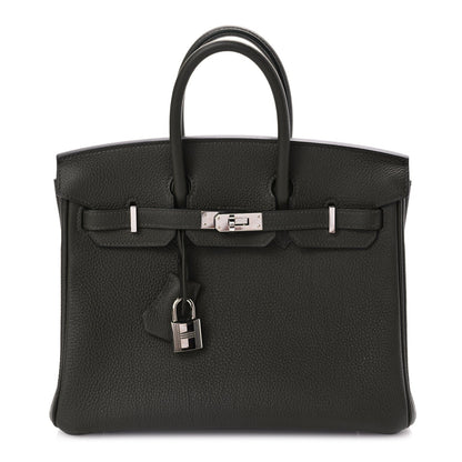 Hermes Togo Birkin 25 Vert De Gris 1 of 10