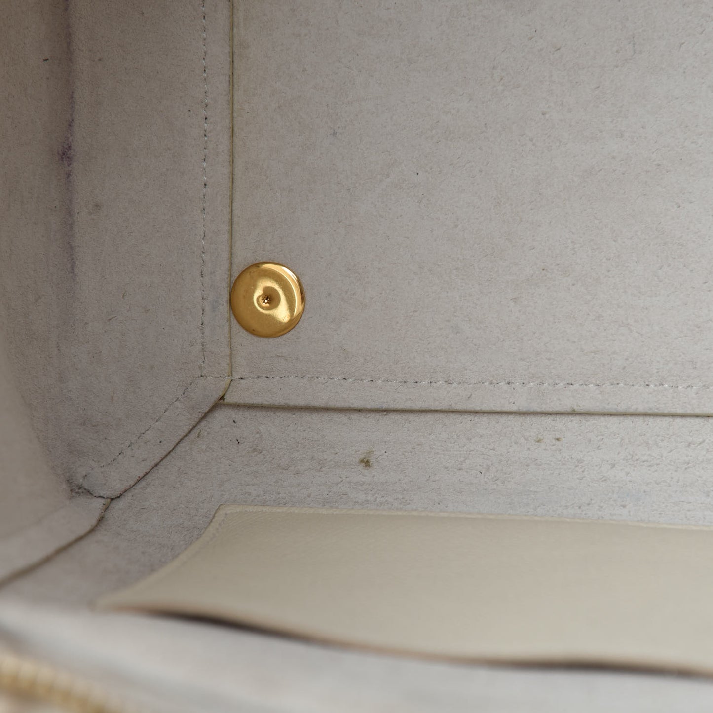 Grained Calfskin Mini Belt Bag White