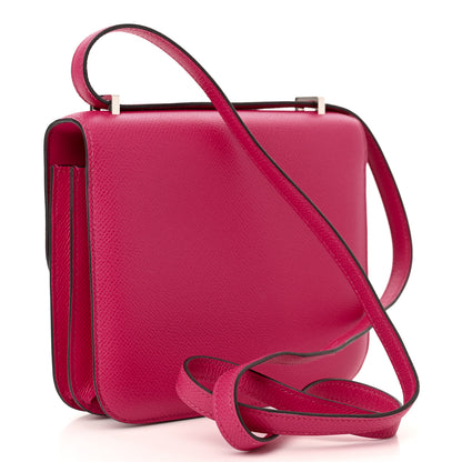 Hermes Epsom Shiny Alligator Constance 18 Rose Mexico 3 of 11