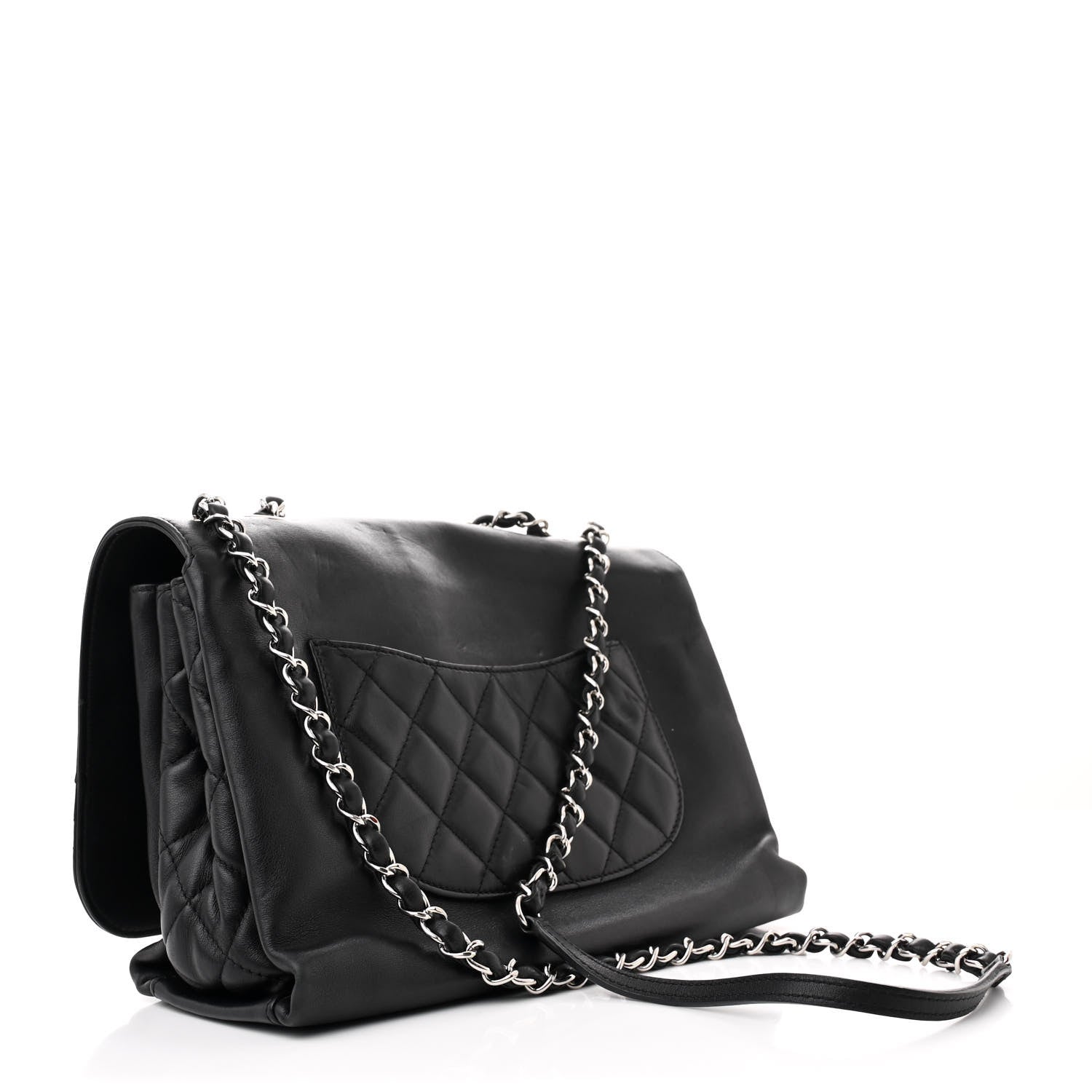 Chanel Calfskin Jumbo Tramezzo Flap Black 3 of 13
