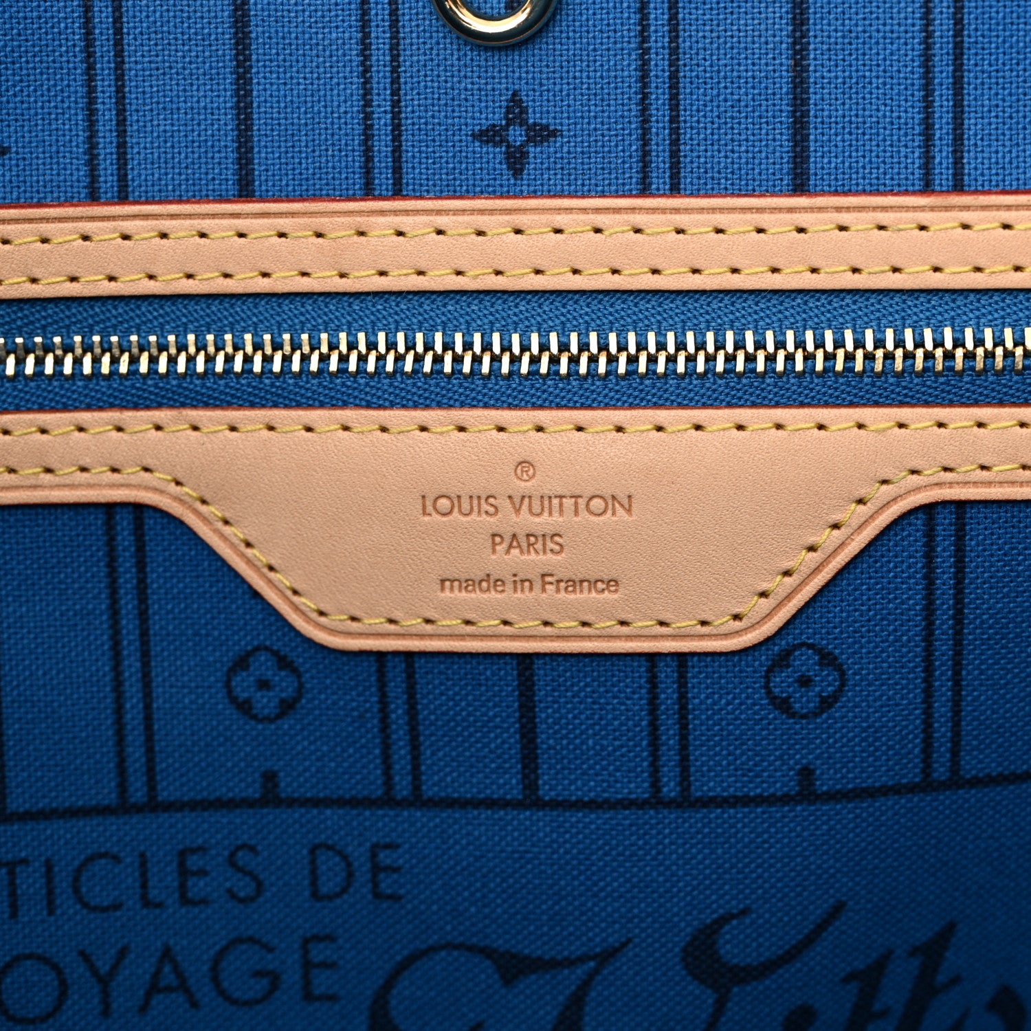 Louis Vuitton Monogram My LV Heritage Neverfull MM Blue De France White 6 of 12