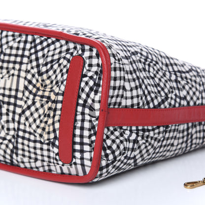 MCM Visetos Medium Liz Reversible Shopper Tote Ruby Red 14 of 21