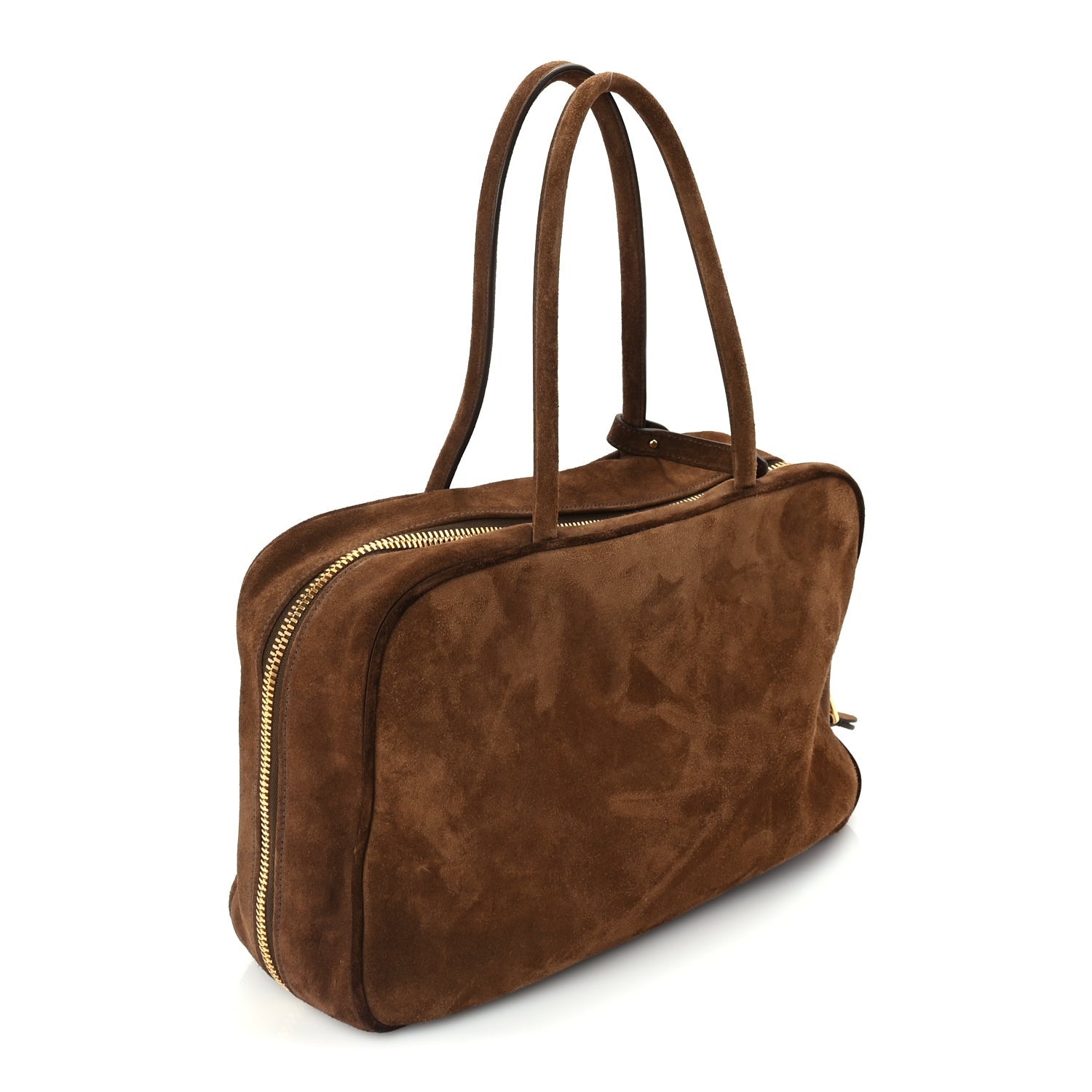 Miu Miu Camoscio Beau Top Handle Bag Cocoa Brown 2 of 8