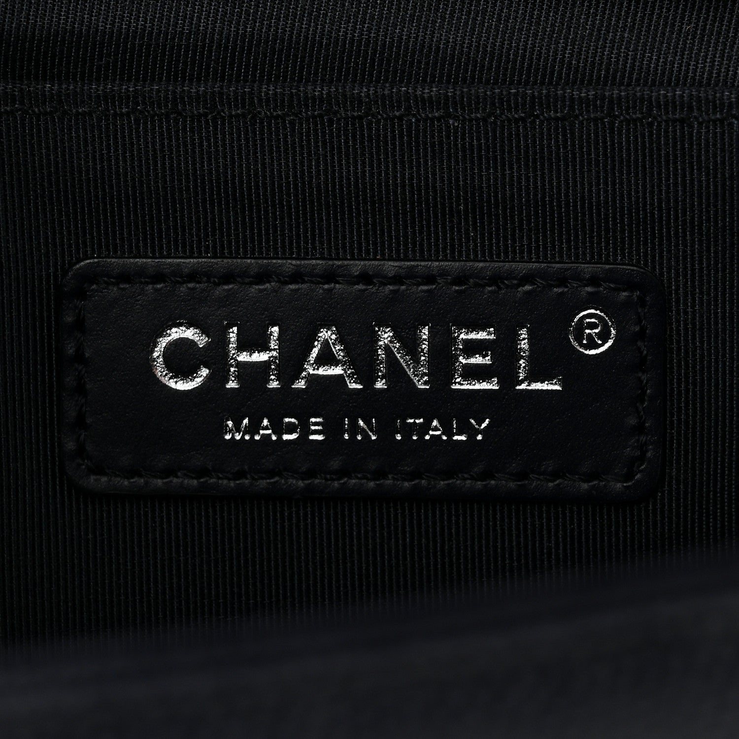 Chanel Caviar Chevron Quilted Medium Boy Flap Navy 6 of 11