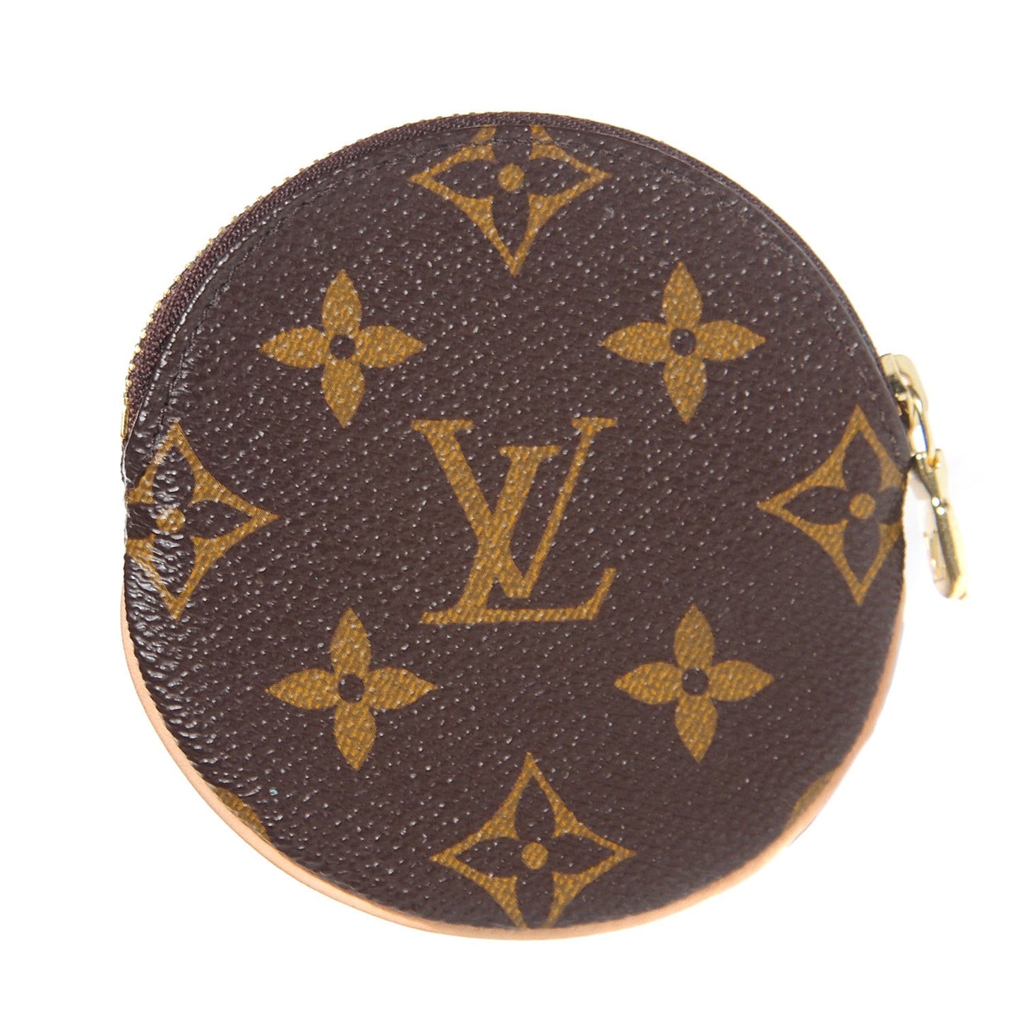 Monogram Round Coin Purse