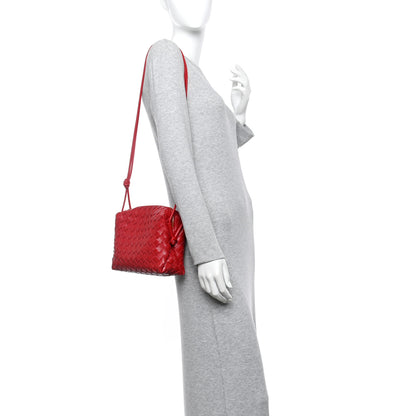 Bottega Veneta Nappa Intrecciato Small Loop Camera Bag Apple Candy 2 of 12