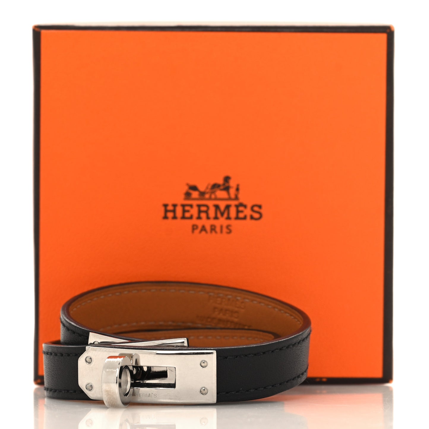 Swift Kelly Double Tour Bracelet S Black