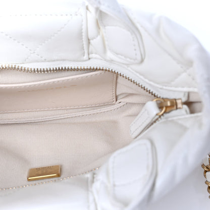 Chanel Lambskin Quilted Mini Bow Bag  White 7 of 9