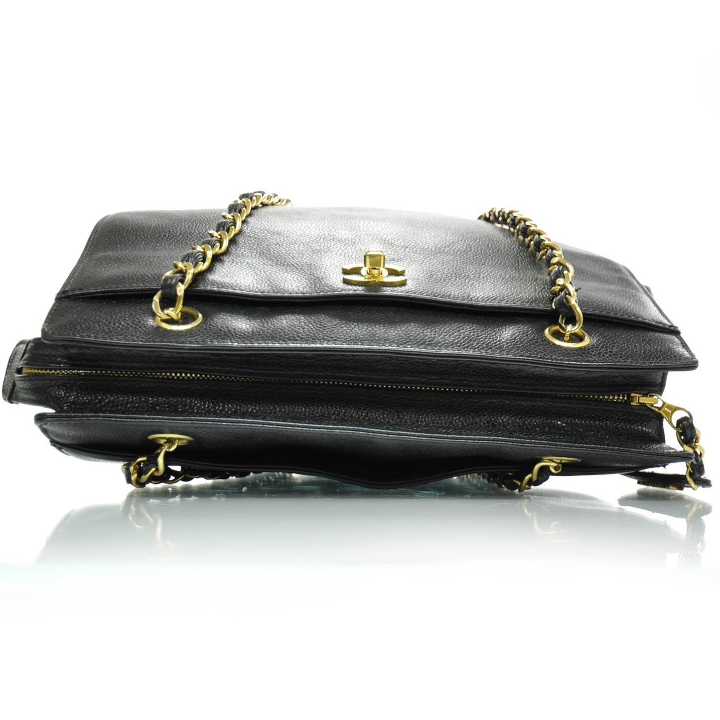 Caviar Shopper Tote Black