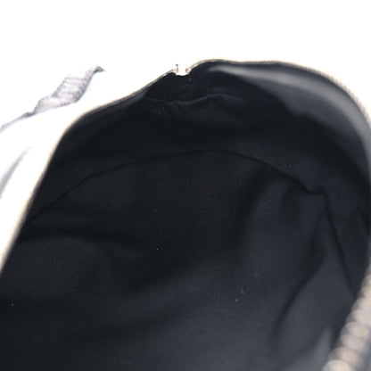 Christian Dior Grained Calfskin Oblique Scarab Sling Bag Blue Black 5 of 9
