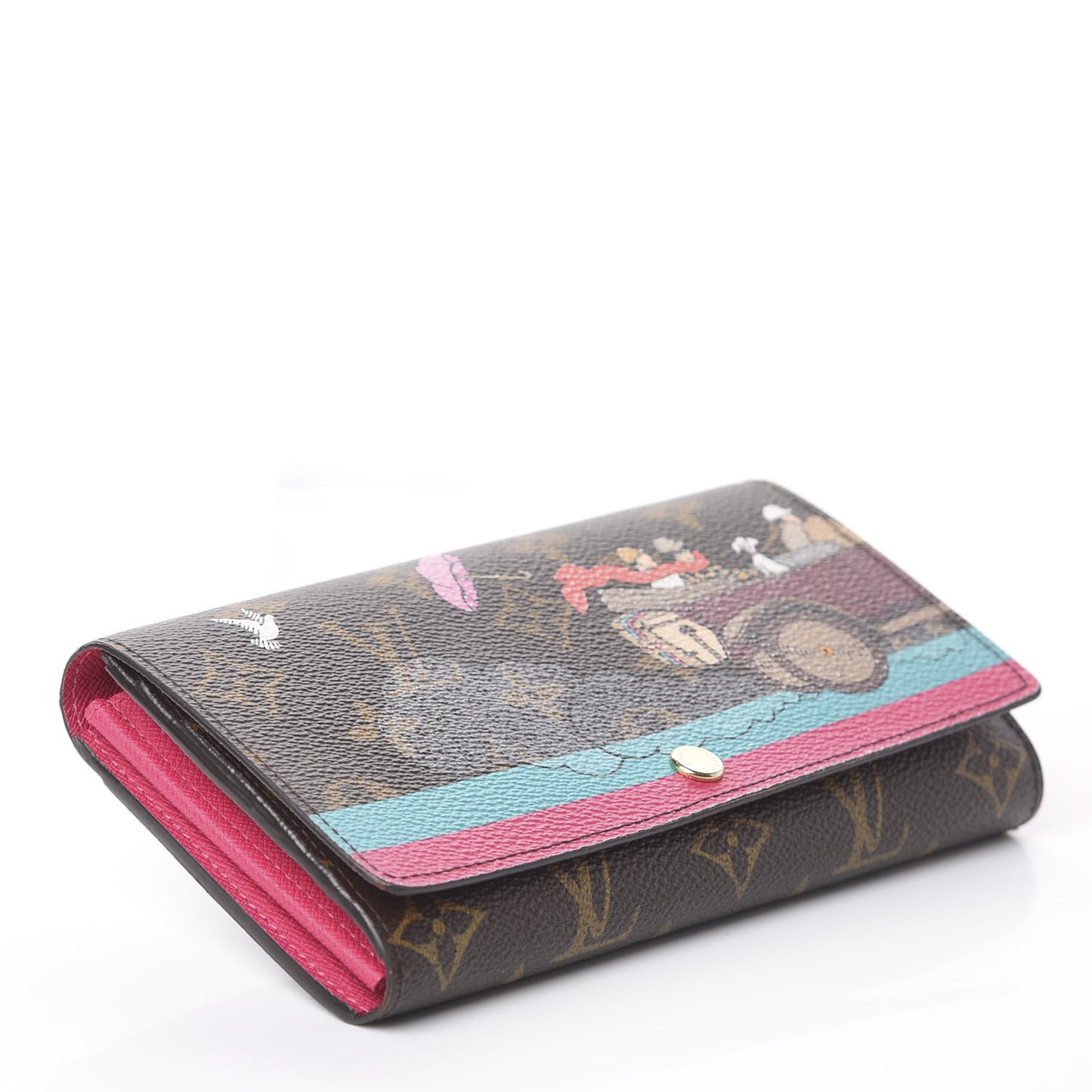 Monogram 2015 Christmas Animation Sarah Wallet Hibiscus