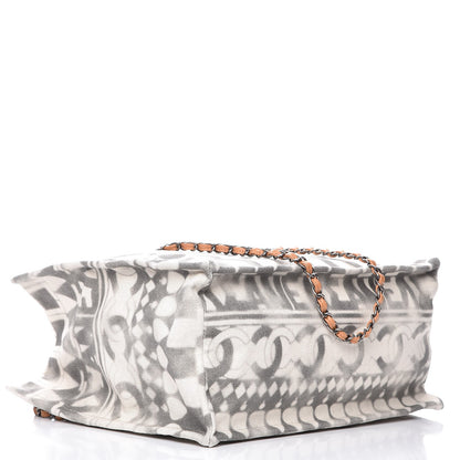 Chanel Canvas Small Iliad Shopping Tote Beige 4 of 12