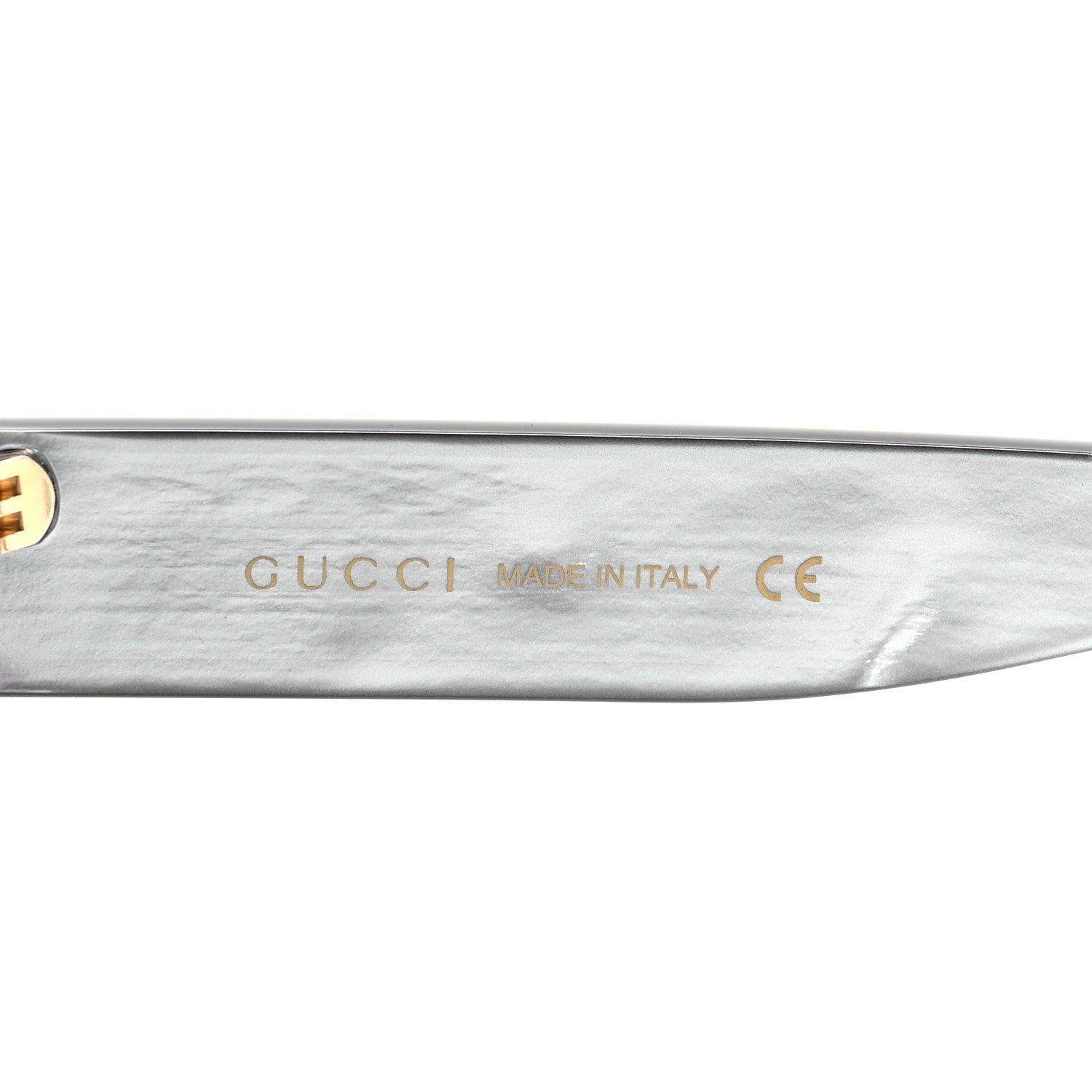 Gucci Acetate Round GG0319S Sunglasses Black Grey 6 of 9