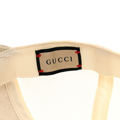 Gucci GG Supreme Monogram Mesh Baseball Hat M Beige 7 of 8