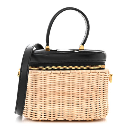 Christian Dior Wicker CD Vanity Black 1 of 10